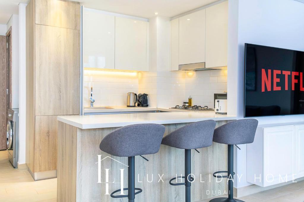 Lux Contemporary Suite With Full Marina View 6 Dubai Exterior foto